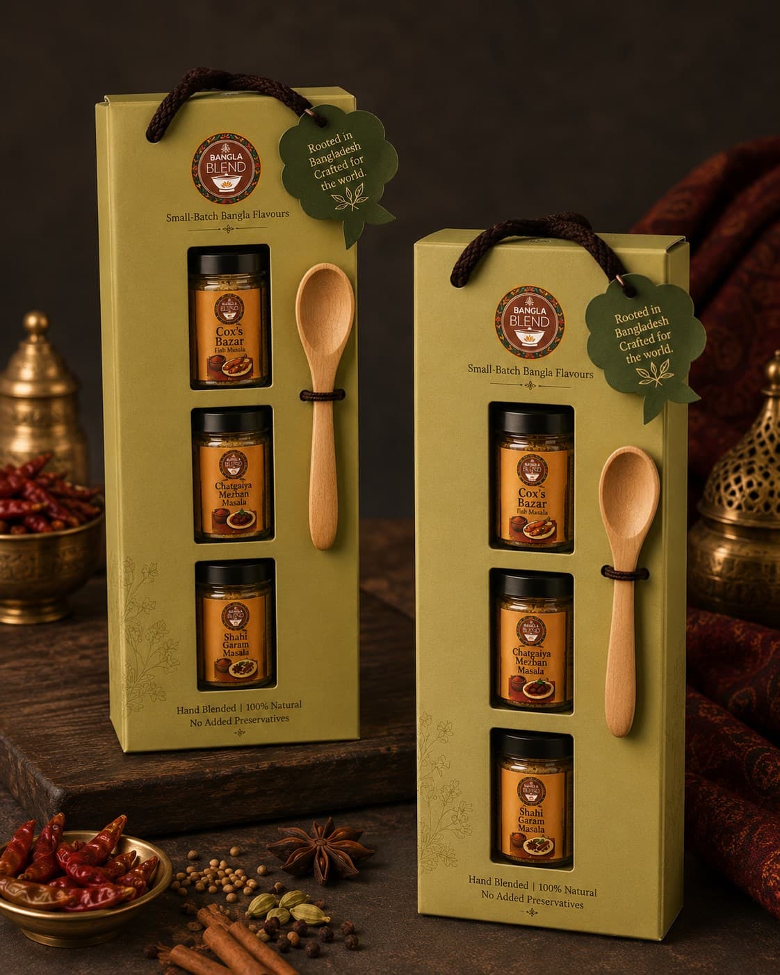 Bangla Blend spice gift collections prepared for giving
