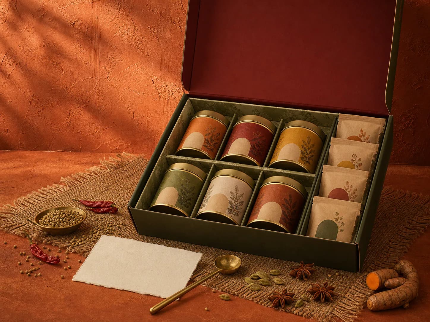 A premium Bangla Blend gift presentation